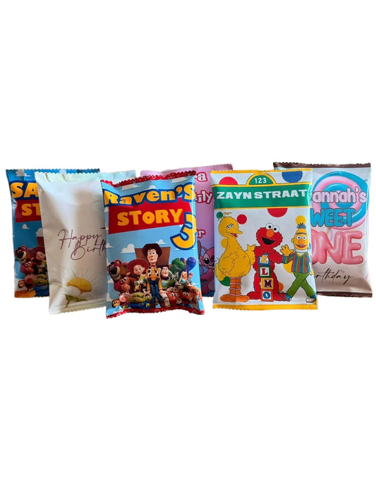 Gepersonaliseerde chipszakjes