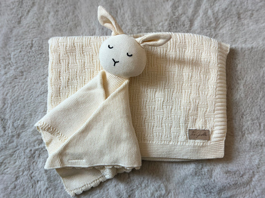 The Gifter knuffeldoek en wiegdeken beige