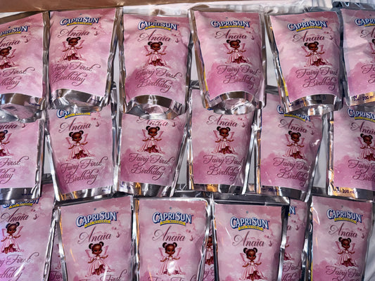 Gepersonaliseerde drinkpakjes